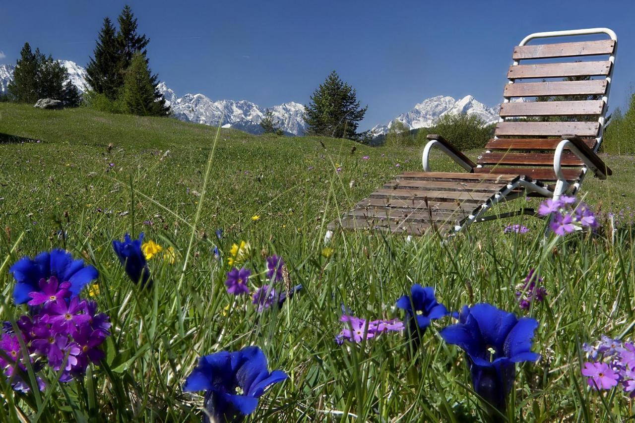 Gaestehaus Alpina Hotel Krun Exterior photo